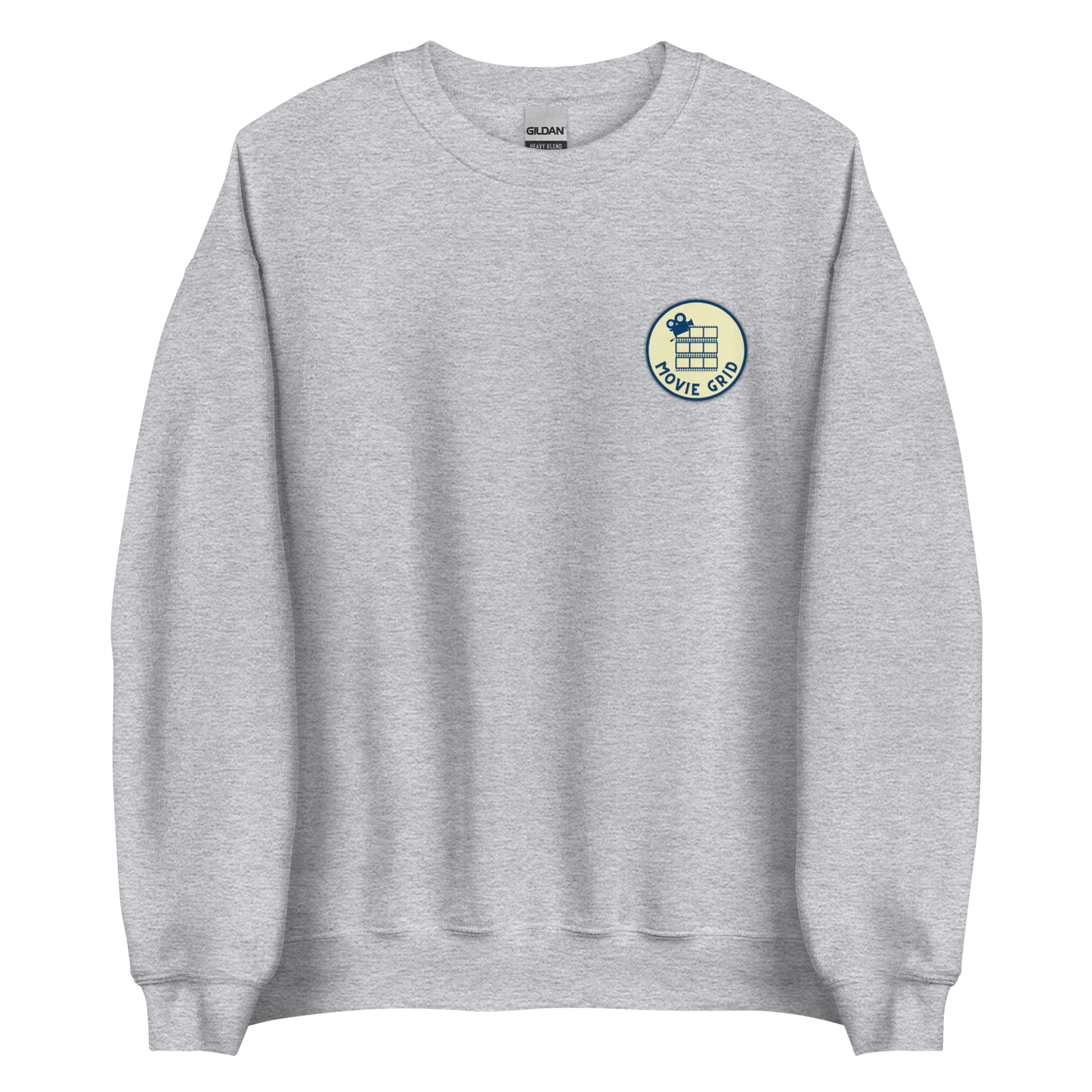 Crew Neck Movie Grid Logo
